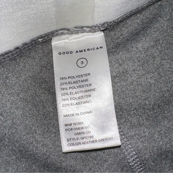 Good American Icon core Leggings Heather Gray size 3 - Picture 8 of 13